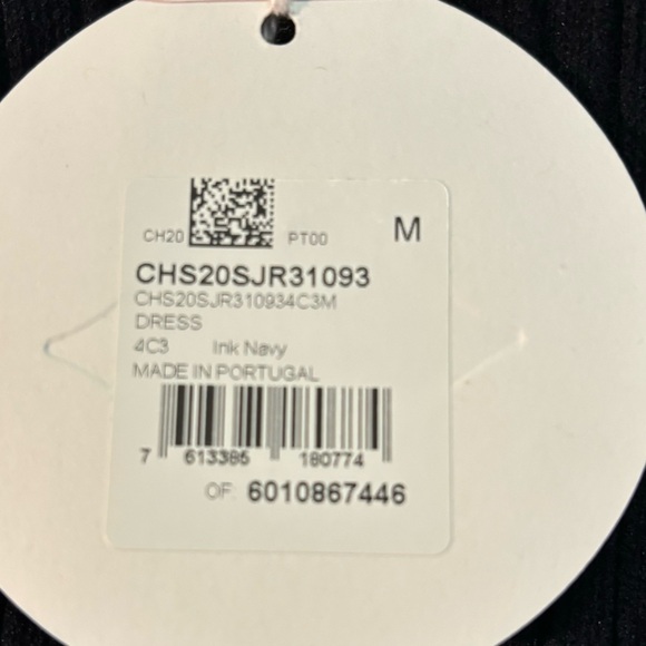 NWT SEE BY CHLOE Trimmed Ribbed-Knit Dress in
Navy Size Medium - Picture 7 of 7